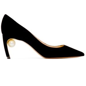 Nicholas Kirkwood suede heels like new!!